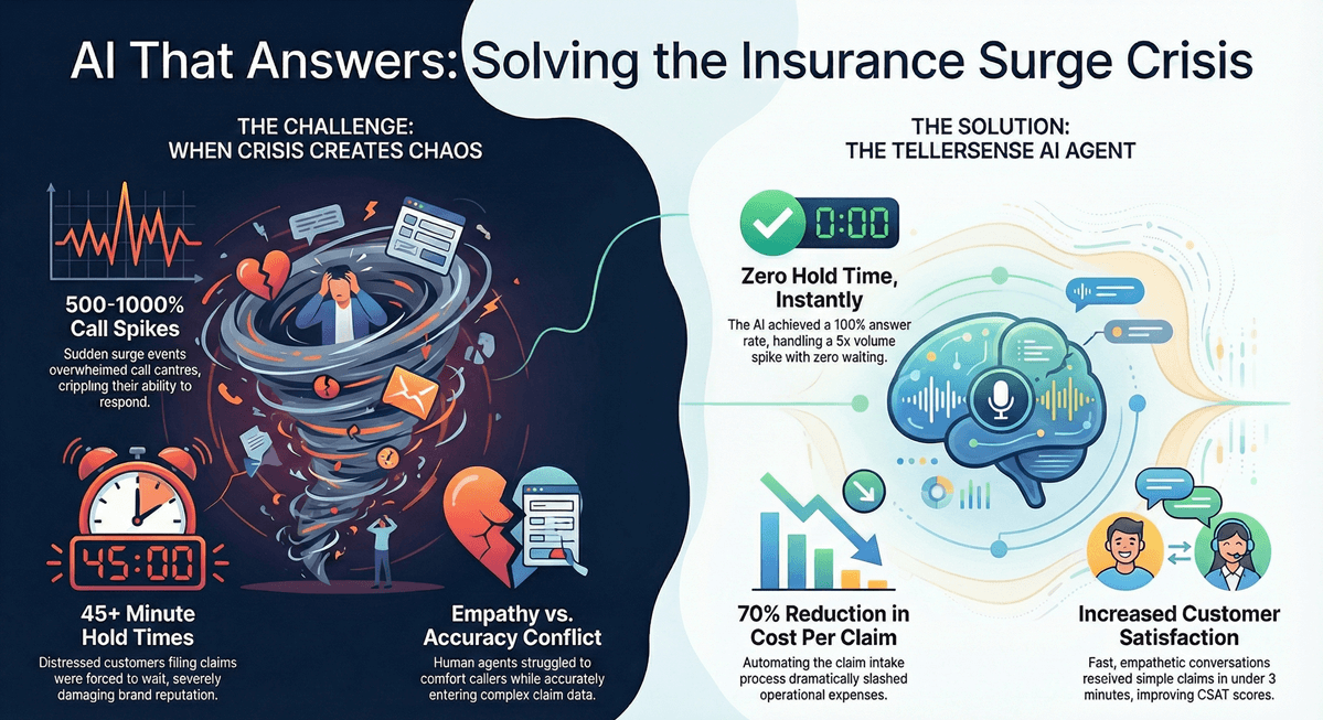 TellerSense AI Voice Agent The AI Division Infographic