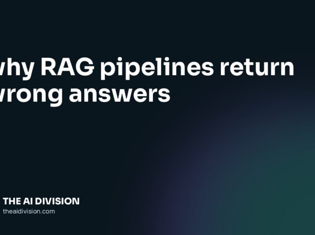 why RAG pipelines return wrong answers