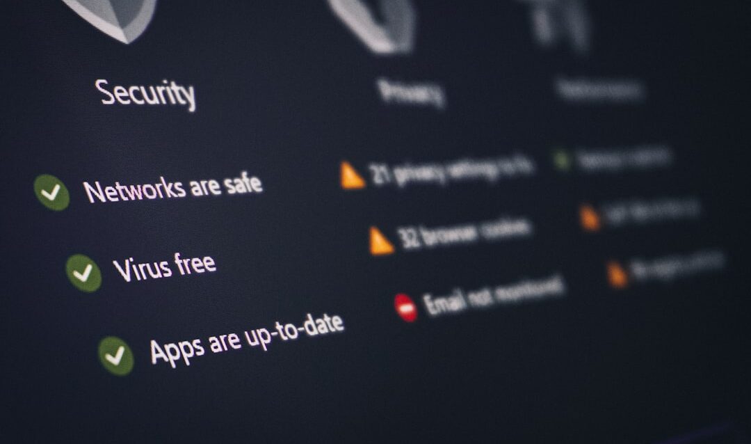 featured-afd7a7636c A security and privacy dashboard with its status.